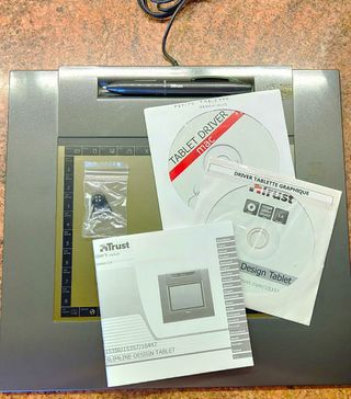 tableta gráfica de edición con Bolígrafo