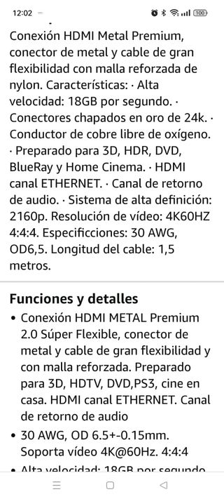 cable hdmi DCU