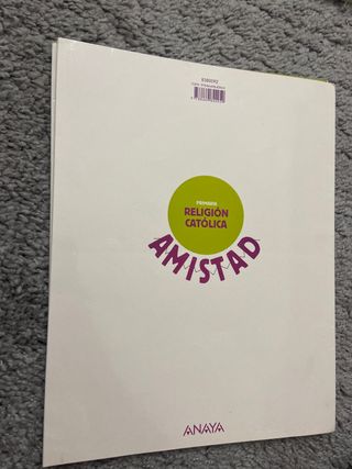 libro religio catolica ANAYA