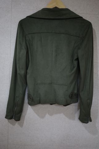 Cazadora biker de antelina