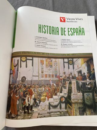 Libro Historia de España 2BACH