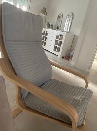 Cojin sillon POANG GRIS
