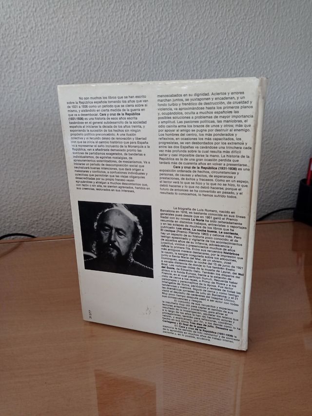 LIBRO CARA Y CRUZ DE LA REPÚBLICA 1931-1936