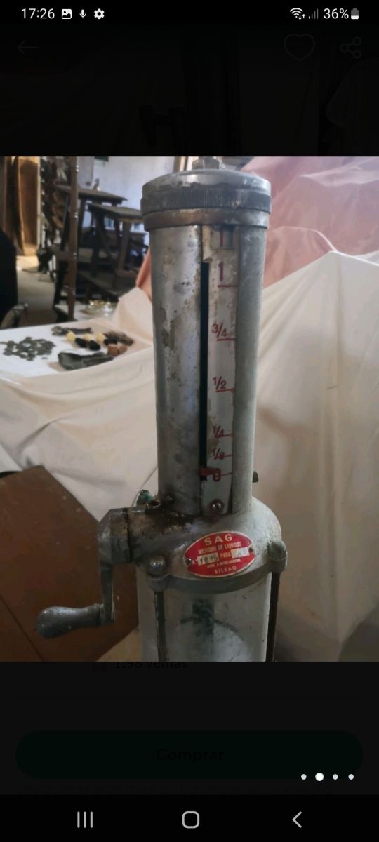 antiguo grifo de aceite