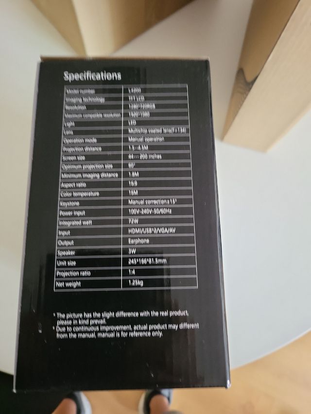 Video proyector Vamvo L4200 Led Hd