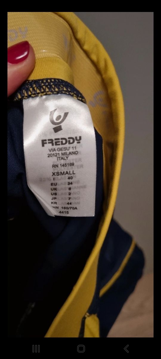 Freddy, pantalone 3/4 fitness