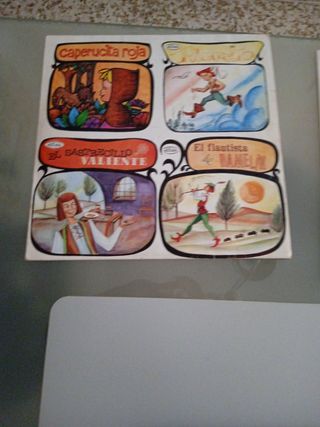 Discos de cuentos infantiles antiguos