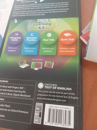 2 libros de ingles 3 ESO Oxford