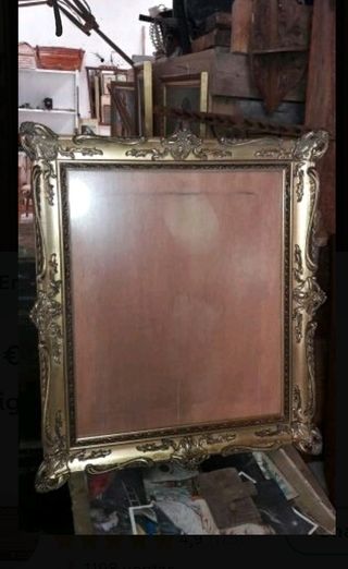 antiguo marco de fotos