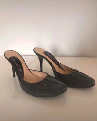 Scarpe sabot tacchi alti 10cm misura 38 italiana