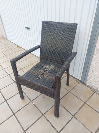 Silla de terraza jardín