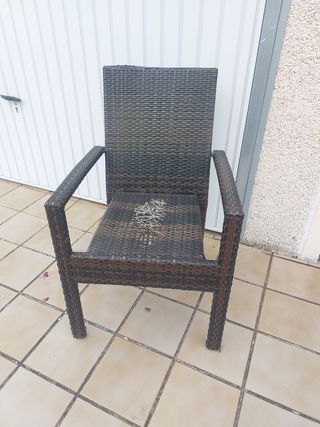Silla de terraza jardín