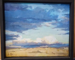 óleos sobre lienzo, enmarcados