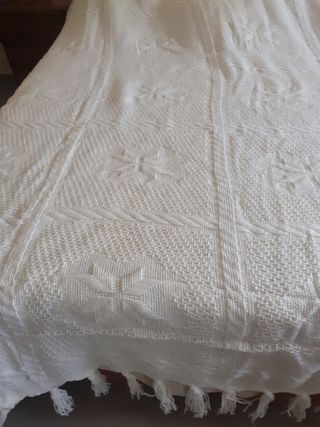 Colcha/manta de lana