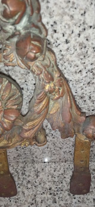 Aplique adorno candelabro.