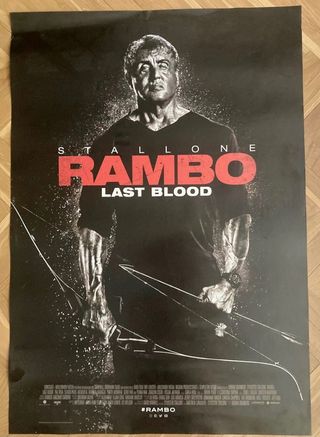 Poster Cine Rambo. Last Blood.