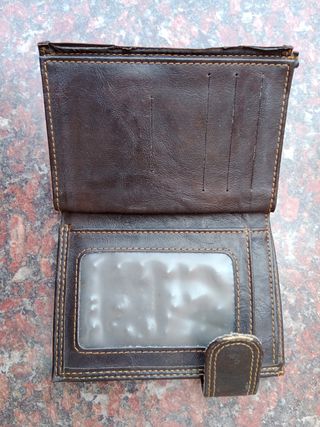 Cartera cuero