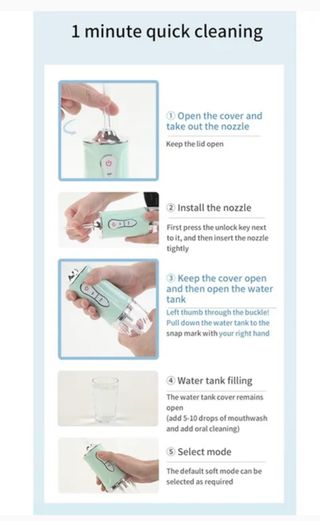 Irrigador dental, NUEVO