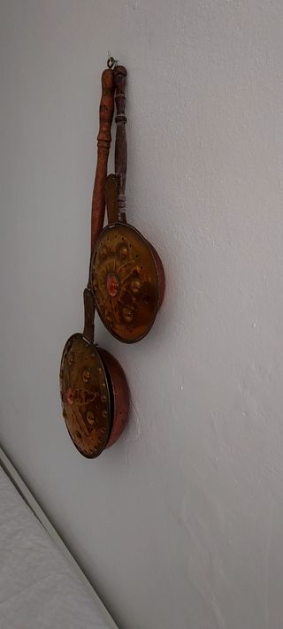 calentadores cama antiguos