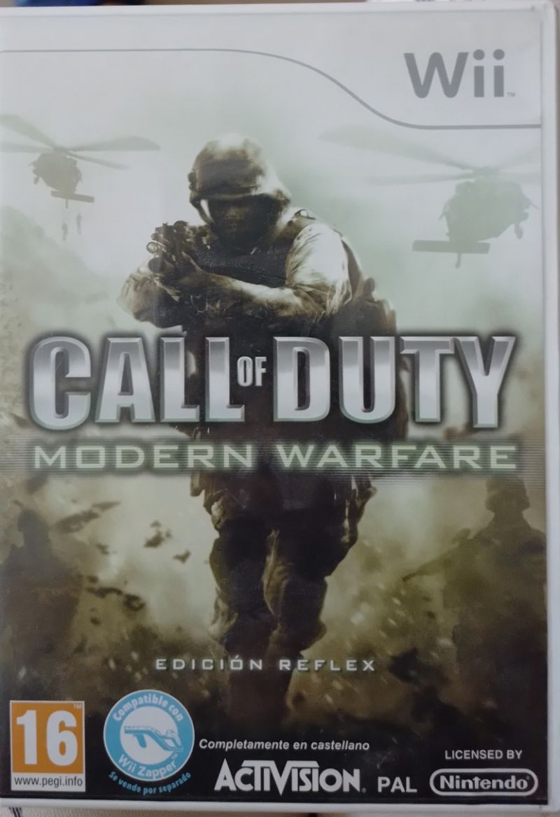 Imagen de Juego wii call of dutty modern warfare