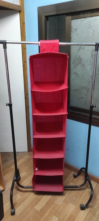 organizador colgante con soporte