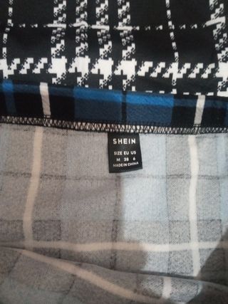 lote shein 2 faldas nuevas 