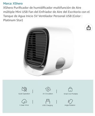 Air coler ventilador portatil