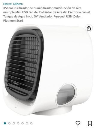 Air coler ventilador portatil