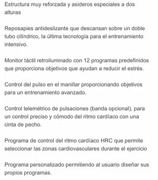 Bicicleta elíptica BH