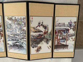 Mini biombo chino decorativo