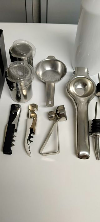 Vendo material de coctelería profesional 20 piezas
