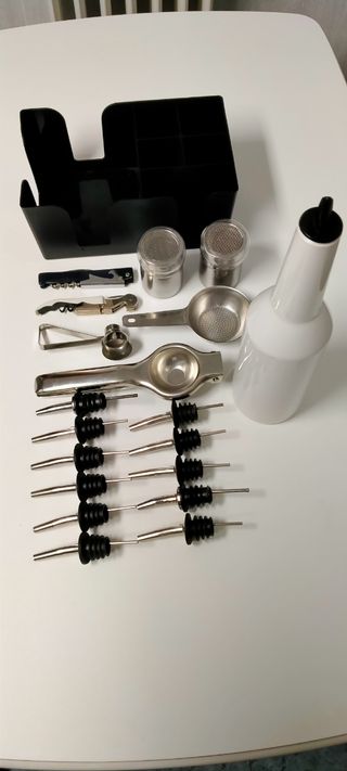 Vendo material de coctelería profesional 20 piezas
