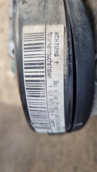 MOTOR VOLKSWAGEN POLO 1996 1.4 60 CV REF. AEX