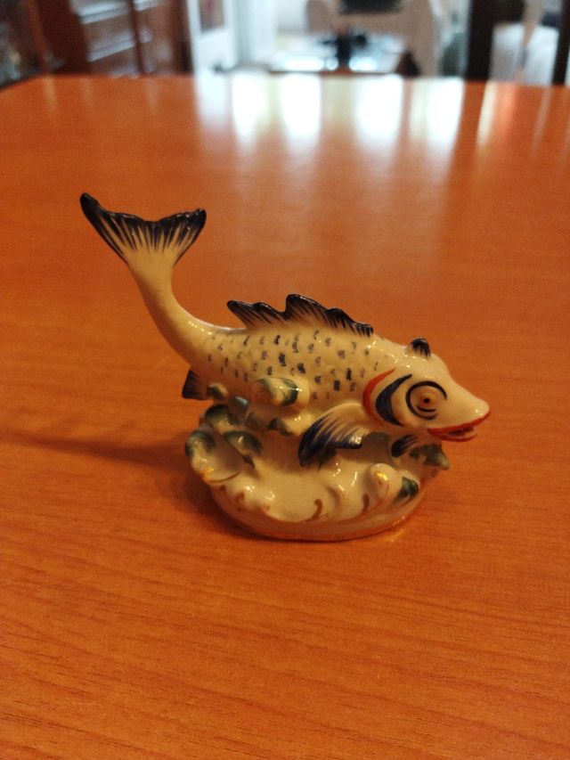 figura pez ceramica