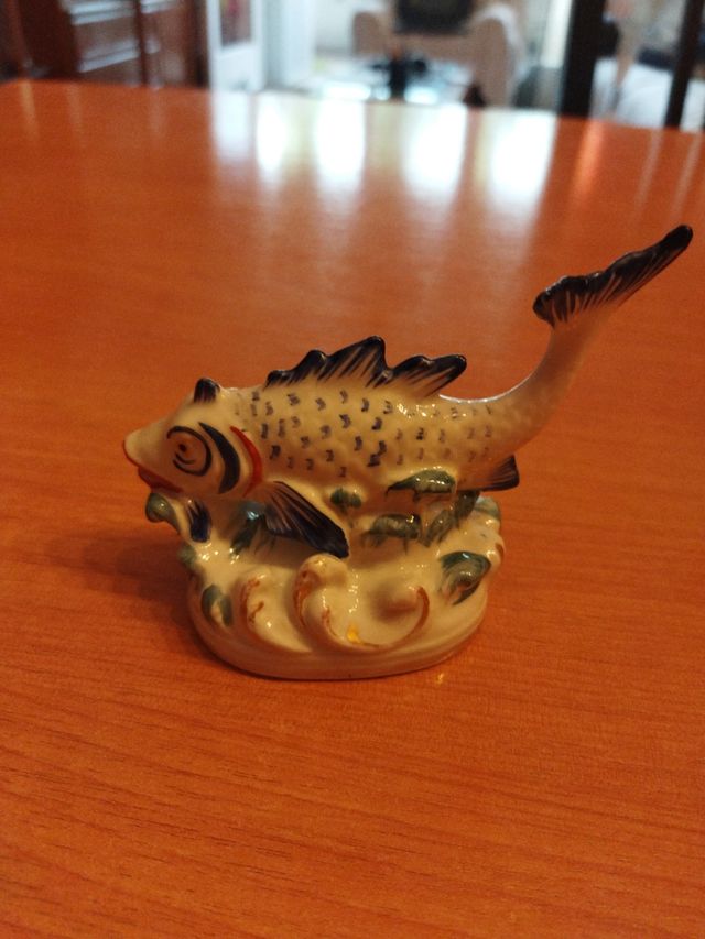 figura pez ceramica