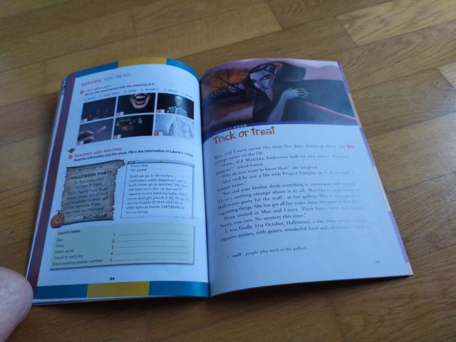 Project Vampire. Libro de inglés