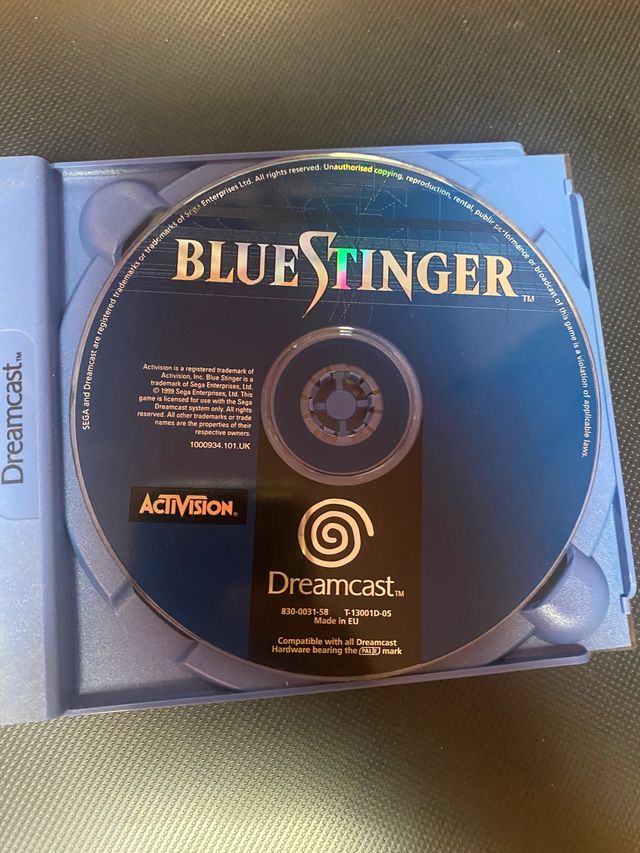 Lote 1 juego Dreamcast blue stinger