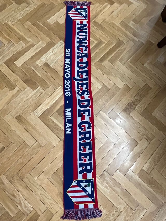 ANTIGUA BUFANDA FINAL CHAMPIONS 2014