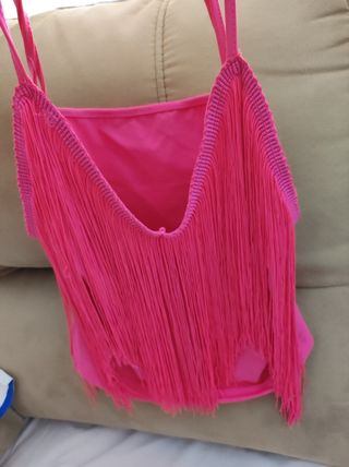top flecos fucsia
