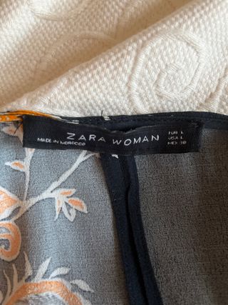 Vestido.-kimono ZARA talla L