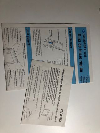 Casio Palm PC Cassiopeia E-105 S