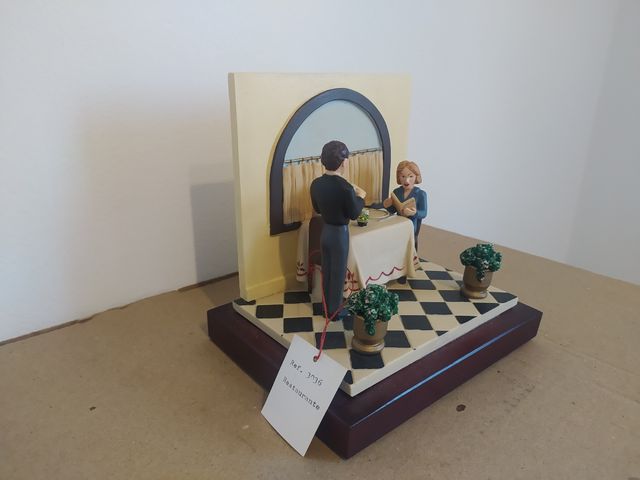 Ristorante - figura in marmo