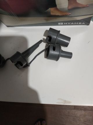 Fitball de pilates y bomba infladora