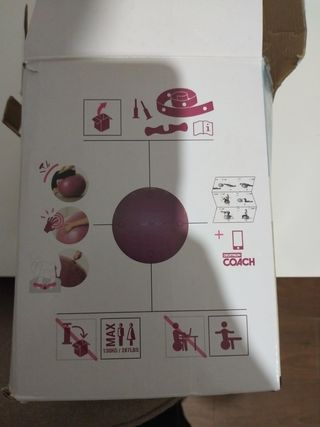 Fitball de pilates y bomba infladora