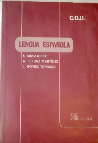 LENGUA ESPAÑOLA COU