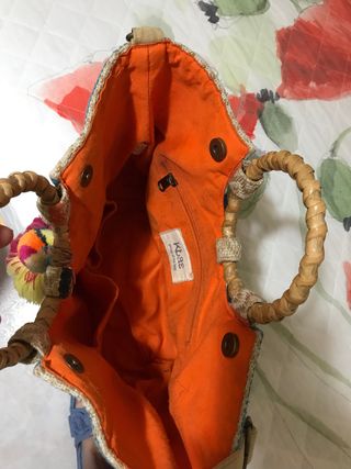 bolso tipo rafia  verano, K-Bass