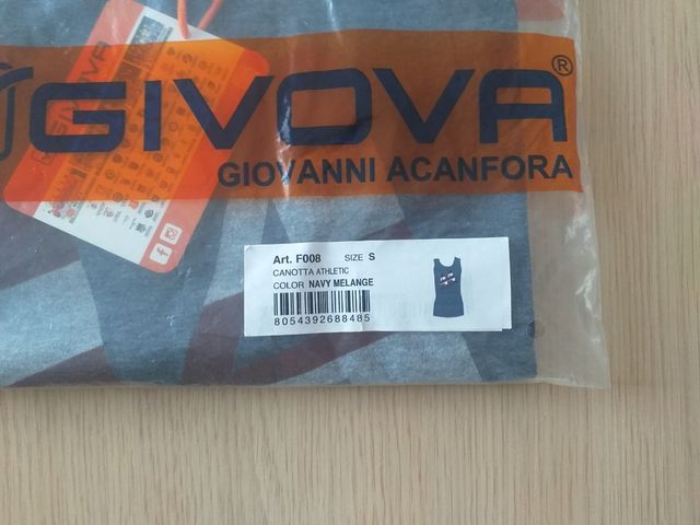 Canotta athletic uomo givova.