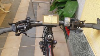 bicicleta transformada a eléctrica