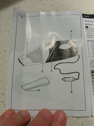 Aspirador para el coche