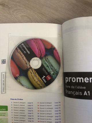 libro de francés A1 primero de la ESO SM